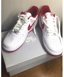 NIKE | AIR FORCE 1  white/gym red-gym red blank(スニーカー)