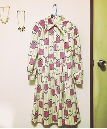 no brand | 70's ワンピース(シャツワンピース)