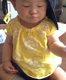 GAP | 黄色花柄Tシャツ(Tシャツ/カットソー)