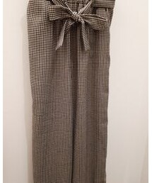 Lilou de chouchou | 千鳥柄ワイドパンツ(その他パンツ)