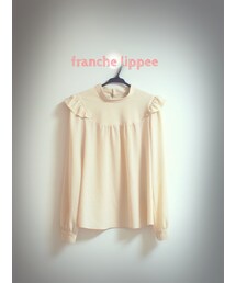 franchelippee | のびっとフリルブラウス(シャツ/ブラウス)