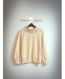 franchelippee | ハイネックふんわり袖PO(ニット/セーター)