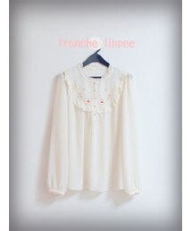 franchelippee | メリーゴーランドシフォンブラウス(シャツ/ブラウス)