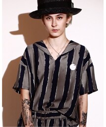 Royal Pussy | JOHN STRIPES SAILOR OVER TOP NAVY(シャツ/ブラウス)