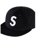 Supreme  | Supreme 17 SS Corduroy S Logo 6-Panel Black(帽子)