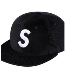 Supreme  | Supreme 17 SS Corduroy S Logo 6-Panel Black(キャップ)