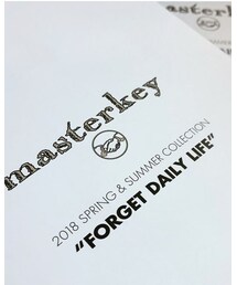 masterkey | masterkey 18ss look book(雑誌)