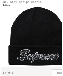 Supreme  | New Era®︎ Script Beanie(ニットキャップ/ビーニー)