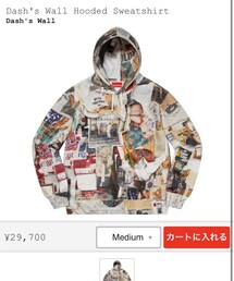 Supreme  | Dash’s Wall Hooded Sweatshirt(パーカー)