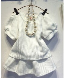 La luna | セットアップ。背中シフォン。(スウェット)