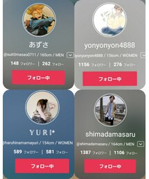 あずさ♂️さん・よんちゃんさん✨・YURI*さん😉・shimadamasaruさん | その他