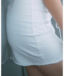 white skirt | スカート