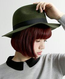 WEGO | WEGO/フェルトツバ広ハット(ハット)