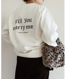 marry me | スウェット