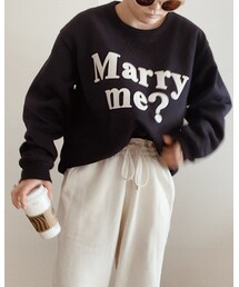 marry me | スウェット