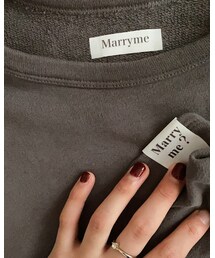 marry me | スウェット
