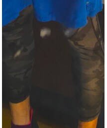 GU | GUスポーツのカモフラージュ柄のスポーツタイツ(タイツ/ストッキング)