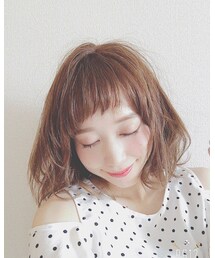 前髪カット&カラー💕 | その他