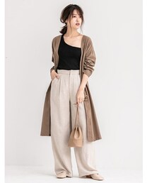 fifth | コットンノーカラーガウン(カーディガン/ボレロ)