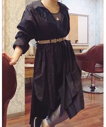 立ちコーデ⭐ | シャツワンピース