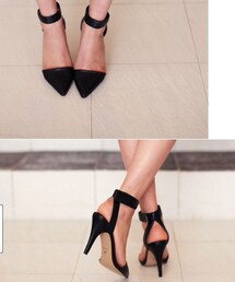 ポインテッドトゥストラップシューズ(ドレスシューズ)