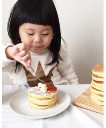 今日のおやつはホットケーキ♡ | その他