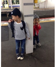 背後に妖怪。 | トップス