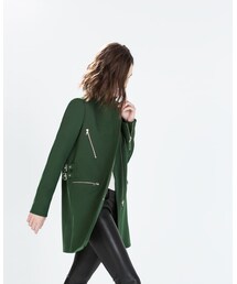 ZARA | Zip Buckle Coat(チェスターコート)