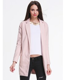 Sheinside Pink Coat(チェスターコート)