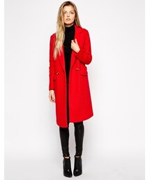 asos | Red Coat(チェスターコート)