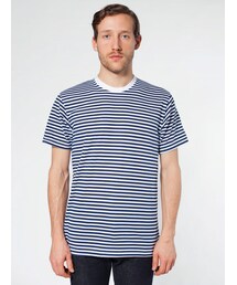 American Apparel | Poly-Cotton Stripe Crew Neck(Tシャツ/カットソー)