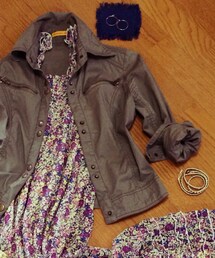 ＊ | カーキジャケット(ミリタリージャケット)