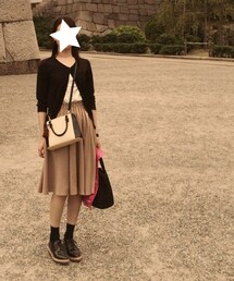 着画 | お出かけはカーディガンにしました(カーディガン/ボレロ)