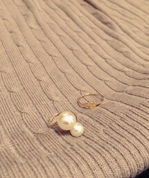 ANEMONE | 2粒パールリング(リング)