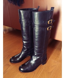 GUCCI | ベルト付ロングブーツ(ブーツ)