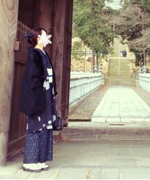 着画 | ＋ファー付ストール(その他)