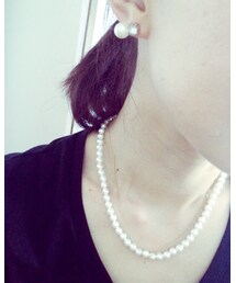 ＊ | ピアスホール２つにピアス2個付け(ピアス（両耳用）)