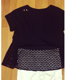 green label relaxing | 後ろはレース(Tシャツ/カットソー)