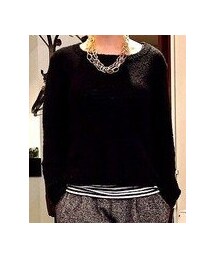 H&M | 黒ニット。(ニット/セーター)