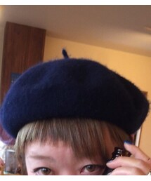 3coins | ネイビーベレー。(ハンチング/ベレー帽)