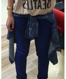 no brand | カモフラデニムシャツ(シャツ/ブラウス)