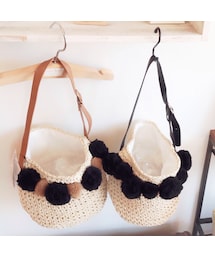 ボンボンバケツバッグ(トートバッグ)