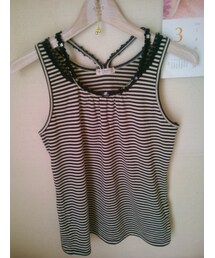 axes femme | ビジュー付きで可愛いです胸元♪(Tシャツ/カットソー)