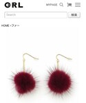 GRL(グレイル)の「アクセサリー(ピアス（両耳用）)」