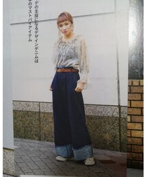 ルミネ池袋(アパレルさん)掲載spring | デニムパンツ