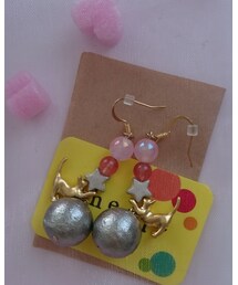まみみさんのハンドメイドピアス💓 | ピアス（両耳用）