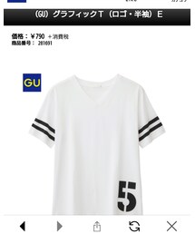 GU | Tシャツ/カットソー