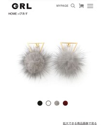 GRL | ピアス（両耳用）