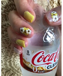 セルフネイル💐押し花ネイル✨ | ハンドケア/ハンドクリーム