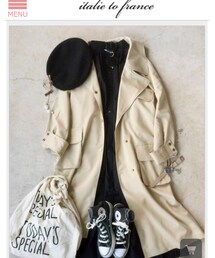 italie to france | トレンチコート